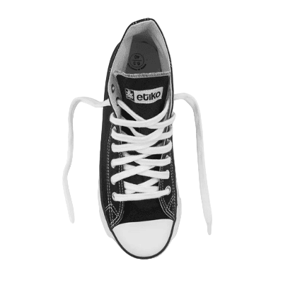 Etiko High Top Sneakers – Black & White (sizes in UK)