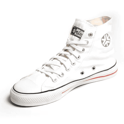 Etiko High Top Sneakers – All White