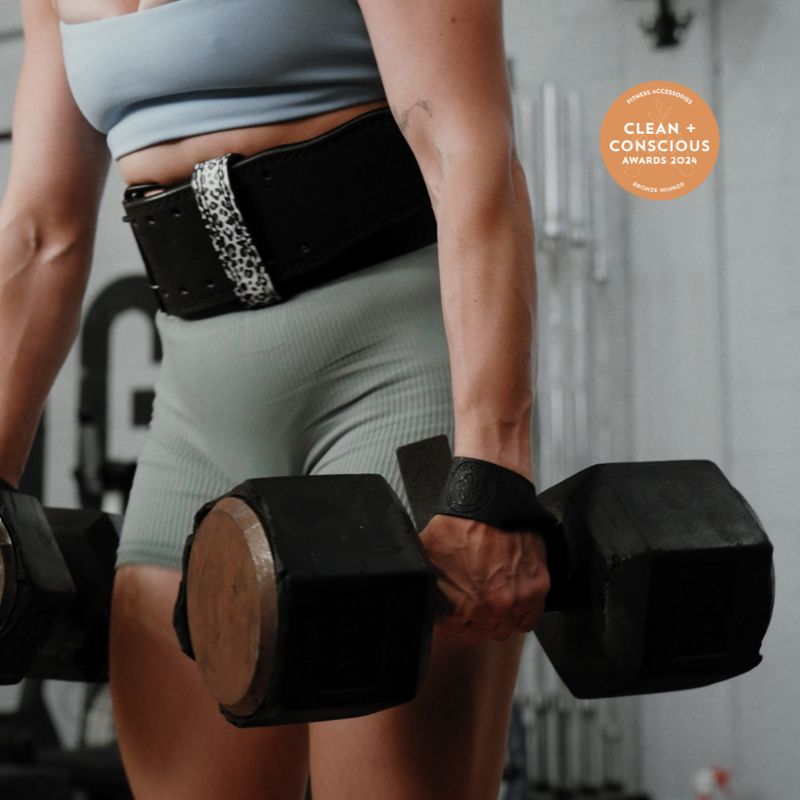 Vegan Lifting Belt & Strap Bundle