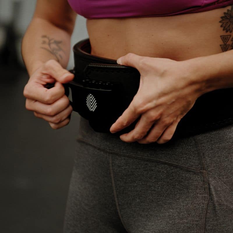 Vegan Lifting Belt & Strap Bundle