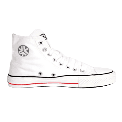 Etiko High Top Sneakers – All White (Sizes in UK)