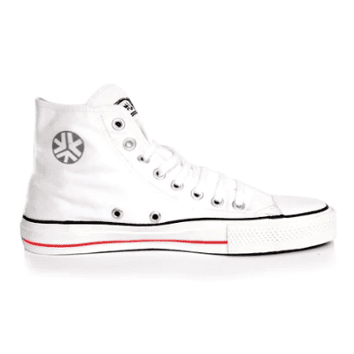 Etiko High Top Sneakers – All White