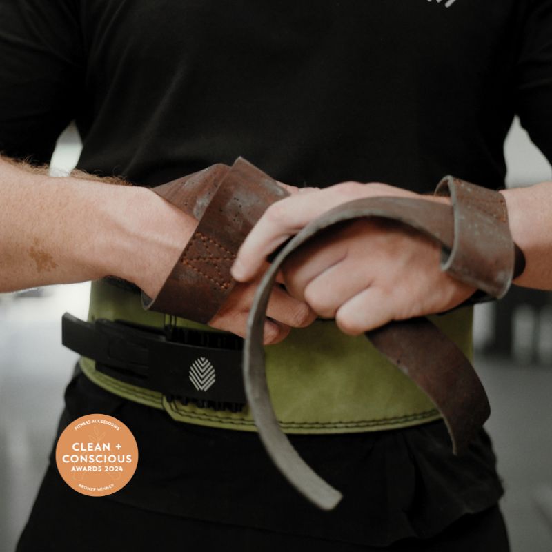 Figure 9 Vegan Leather Lifting Straps