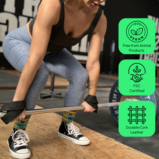 Figure 8 Heavy Duty Lifting Straps - Maximum Grip, Zero Slip