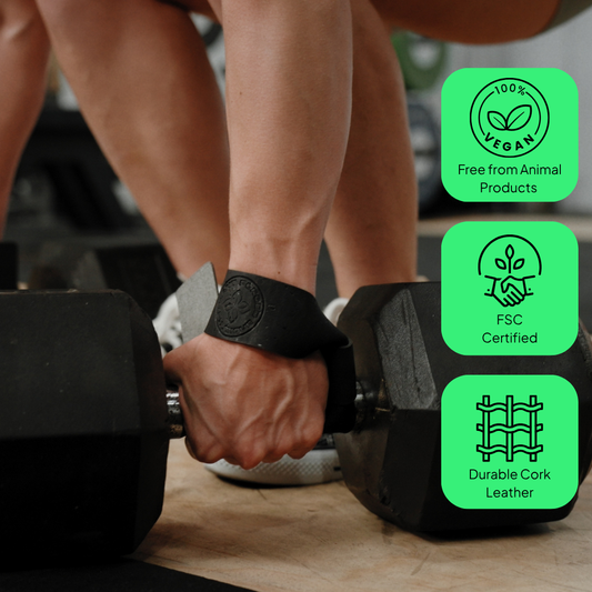 Figure 9 Vegan Leather Lifting Straps - Comfort Meets Performance