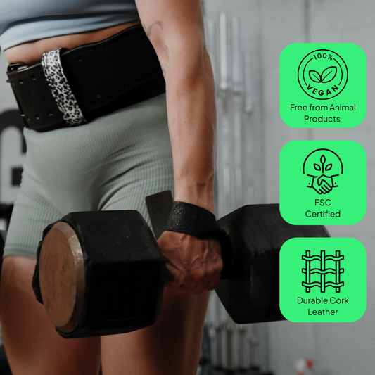 Figure 9 Vegan Leather Lifting Straps