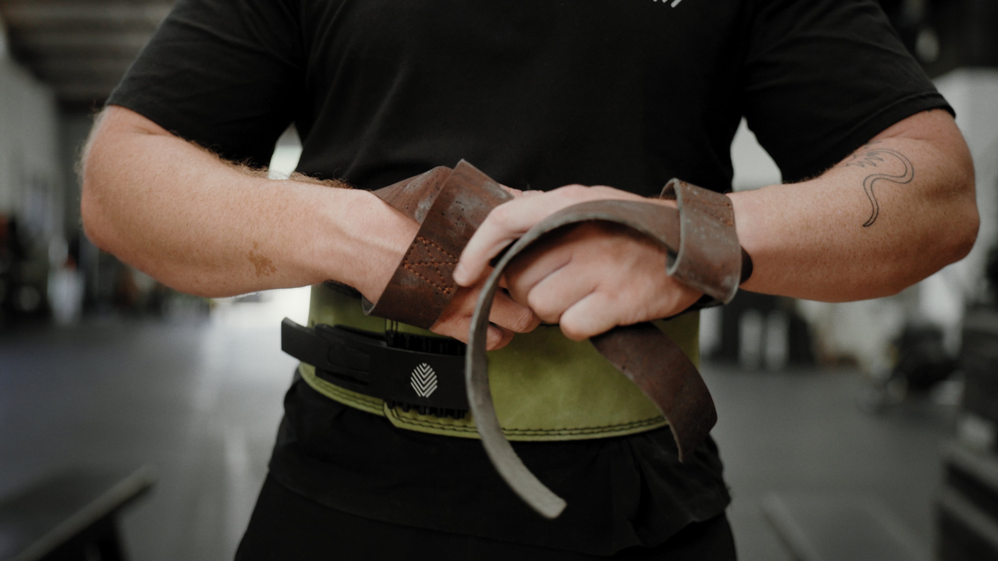 Vegan Lifting Belt & Strap Bundle